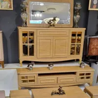 آینه کنسول چوبی