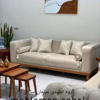 مبل راحتی تمام چستر لمسه 8نفره 36ماه گارانتی شرکتی|مبلمان خانگی و میز عسلی|آبیک, |دیوار