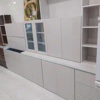 کابینت آشپزخانه آماده سه متری طرح سنگ|مصالح و تجهیزات ساختمان|اهواز, منبع اب|دیوار