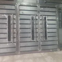 ساخت درب حیاط ریلی لولای ونرده حفاظ.