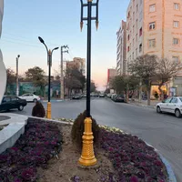 پایه چراغ فلزی شهری خیابانی مقاوم فولادی آلمینیوم