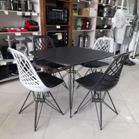 میز و صندلی پایه فلز اسپایدر،فست فود * اثاث مارکت|میز و صندلی غذاخوری|سیرجان, |دیوار