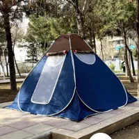 چادر مسافرتی ابی کاربنی ضدخاک چادرمسافرتی