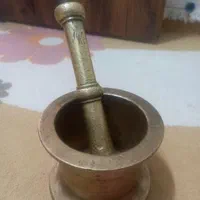 فروش هاون برنجی قدمت ۱۵۰ ساله|کلکسیون اشیاء عتیقه|اصفهان, هفتون|دیوار