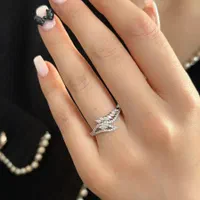 انگشتر مارکیز دو طرفه کد31-210 نقره سازی رضازاده|بدلیجات|تبریز, |دیوار