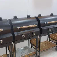 باربیکیو گازی/۸۰ سانت/در دار/چدنی/تراس روفگاردن|اجاق گاز و لوازم برقی پخت‌وپز|چهارباغ, |دیوار