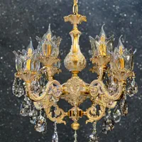 لوستر طلافرانسه|لوستر و چراغ آویز|تهران, امیریه|دیوار