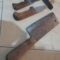 ساطور قصابی سنگین وچاقو