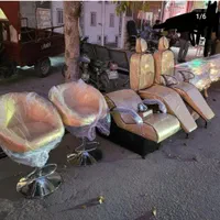 ترولی میز صندلی تخت شنیون دکوراسیون آرایشگاه|آرایشگاه و سالنهای زیبایی|سلماس, |دیوار