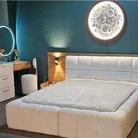 سرویس تخت خواب اهورا تختخواب ۲ نفره نیم سرویس