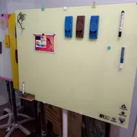 تخته وایت برد سفید سایز 70*90|لوازم التحریر|کرج, شهرک جهان‌نما|دیوار