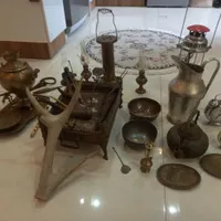 پک کامل وسیله های قدیمی سالم کارشده|کلکسیون اشیاء عتیقه|ساری, |دیوار
