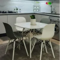صندلی پایه چوبی میز نهار خوری