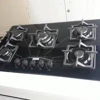 اجاق گاز ۵ شعله رومیزی مدل M5 هود مناسب