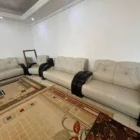 مبل ۹نفره چوب و چرم و نهارخوری