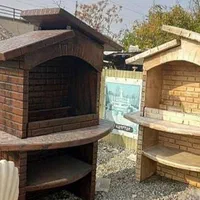 باربیکیو .کبابپز مدرن جدید .طرح آجری رومی|مصالح و تجهیزات ساختمان|رشت, حومه رشت|دیوار