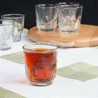 نیم لیوان عینکی ۴ فله ای و بسته بندی شیرینگ|ظروف سرو و پذیرایی|پاکدشت, |دیوار