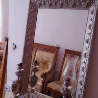 آینه شمعدان برنزی
