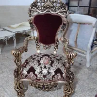 مبل استیل مصری تمام چوب/پنجه شیری