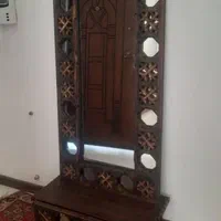 آینه کنسول مدل گره چینی چوب روسی تک و عمده|بوفه، ویترین، کنسول|شیراز, وزیرآباد|دیوار