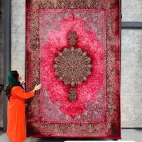 فرش آرمانی ۱۲۰۰شانه گلبرجسته طلاکوب طرح صدف دلفینی|فرش|شیراز, دروازه قران|دیوار