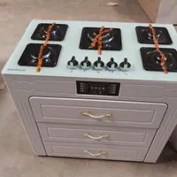 اجاق گاز رومیزی کابینت دار