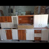 کابینت ام دی اف فلز  کابین آماده/مدرن شیک مناسب|مصالح و تجهیزات ساختمان|اصفهان, تخت فولاد|دیوار