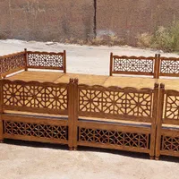تخت و نیمکت سنتی گره چینی چوب روسی|مبلمان خانگی و میز عسلی|شیراز, عادل آباد|دیوار