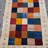 قالی گبه رنگ گیاهی