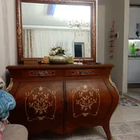 میز کنسول معرق برنز درحد نو