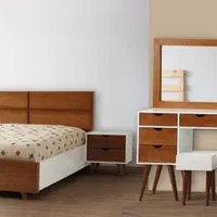 فیدارچوب تختخواب یک ونیم نفره/سرویس خواب کد 1198