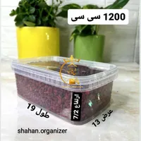 ظرف نگهدارنده ۱۲۰۰ سی سی کارتون ۲۰۰ عددی|ظروف نگهدارنده، پلاستیکی، یک‌بارمصرف|اسلام‌شهر, |دیوار