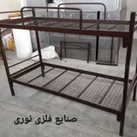 تخت 2طبقه متحرک (تخت دوطبقه) سربازی ودانشجویی|تخت و سرویس خواب|مشهد, خواجه ربیع|دیوار