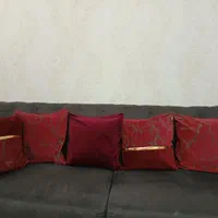 کاور کوسن وست رومیزی ۴ تیکه مخمل|پرده، رانر، رومیزی|تهران, پامنار|دیوار
