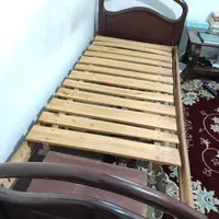 تخت یکنفره کشودار LEDدار+تشک +روتختی+زیرتختی|تخت و سرویس خواب|اصفهان, باتون|دیوار