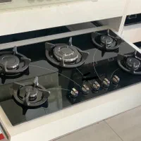اجاق گاز رومیزی سینک٪٪ صفحه ای شیشه ای هودپادیسانی|اجاق گاز و لوازم برقی پخت‌وپز|تبریز, |دیوار