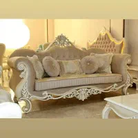 مبل نیم استیل مبلمان نیم سلطنتی راحتی مدل سانی|مبلمان خانگی و میز عسلی|کرج, اصفهانی‌ها|دیوار