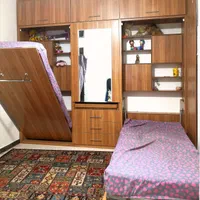 2 عدد تخت تاشو(کمجا) تلفیق با کمد دیواری