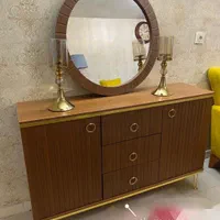 کنسول و میزتلویزیون ساردین چوب راش|بوفه، ویترین، کنسول|همدان, |دیوار