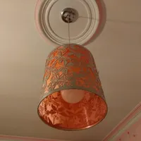 لوستر استوانه ای استیل طرح پروانه|لوستر و چراغ آویز|تهران, اباذر|دیوار
