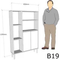 قفسه کتاب و دکوری B19|کتابخانه، شلف، قفسههای دیواری|ارومیه, |دیوار