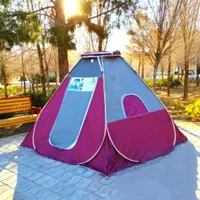 کمپینگ /چادر مسافرتی ضدآب/ رنگ بندی