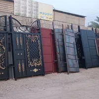 درب حیاط فلزی کیفیت خوب. جوشکاری|مصالح و تجهیزات ساختمان|برازجان, |دیوار
