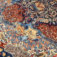 فرش ۱۲ متری دستباف کاشمر زمینه سرمه ای|فرش|تهران, اکباتان|دیوار
