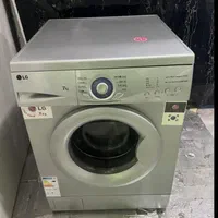 لباسشویی ال جی ۷ کیلویی کارکرده سیلور تمیز اصل کره|ماشین لباسشویی و خشک‌کن لباس|تهران, آرژانتین|دیوار