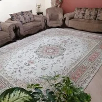 سه تخته فرش ۱۲متری کاشان۷۰۰و۵۰۰شانه نخی|فرش|تبریز, |دیوار