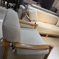 مبل لوییز دسته چوبی وزرا|مبلمان خانگی و میز عسلی|شاهینشهر, |دیوار