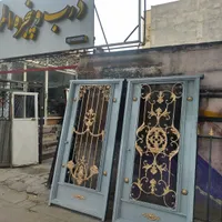 درب حیاط باغ آهنی پنجره گل آرا گردالمهدی سنگین|مصالح و تجهیزات ساختمان|تبریز, |دیوار