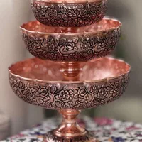 ظروف مسی/ظروف پذیرایی گل برجسته/نانو شده/اقساطی|ظروف سرو و پذیرایی|تهران, بازار|دیوار
