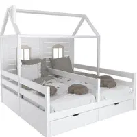 تخت کلبه ای دو قلو